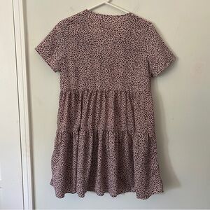 SHEIN Pink Animal Print Top